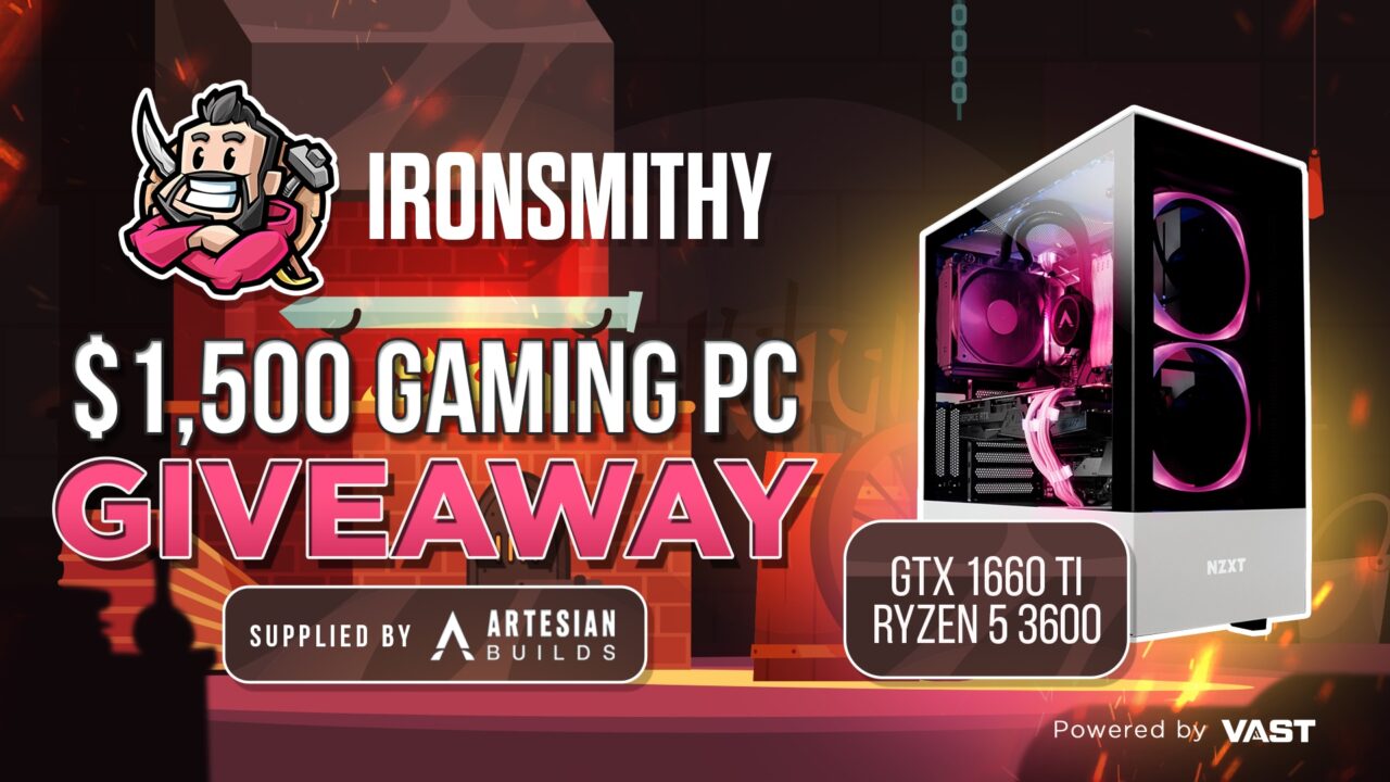 ironsmithy gaming pc giveaway