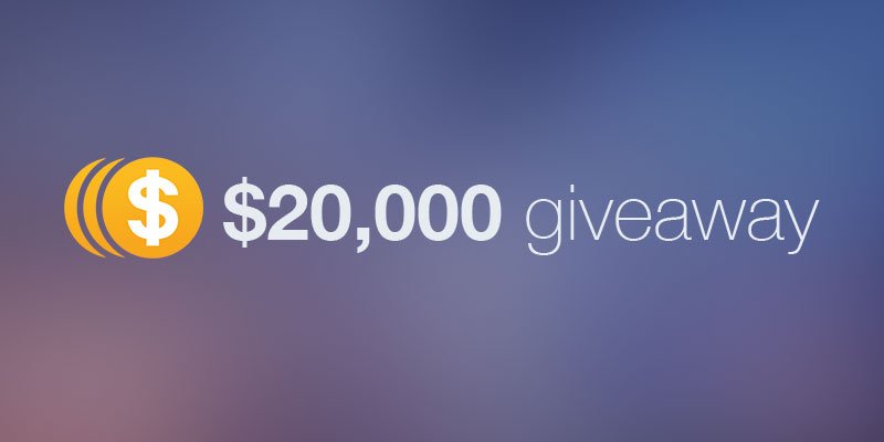free 20K giveaway