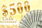 500 cash giveaway