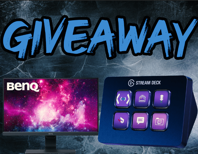 Benq 24 Monitor & Elgato Stream Deck Mini giveaway