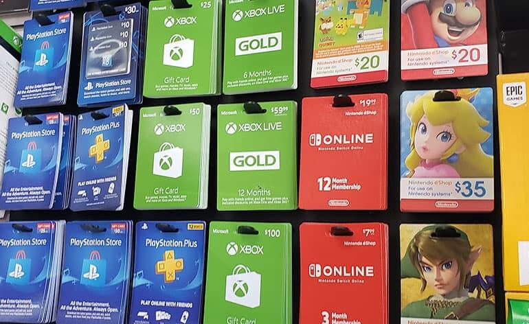 free gaming gift cards