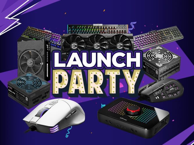 launch party evga giveaway