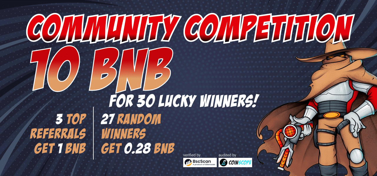 Win 10 BNB for 30 Lucky Winners