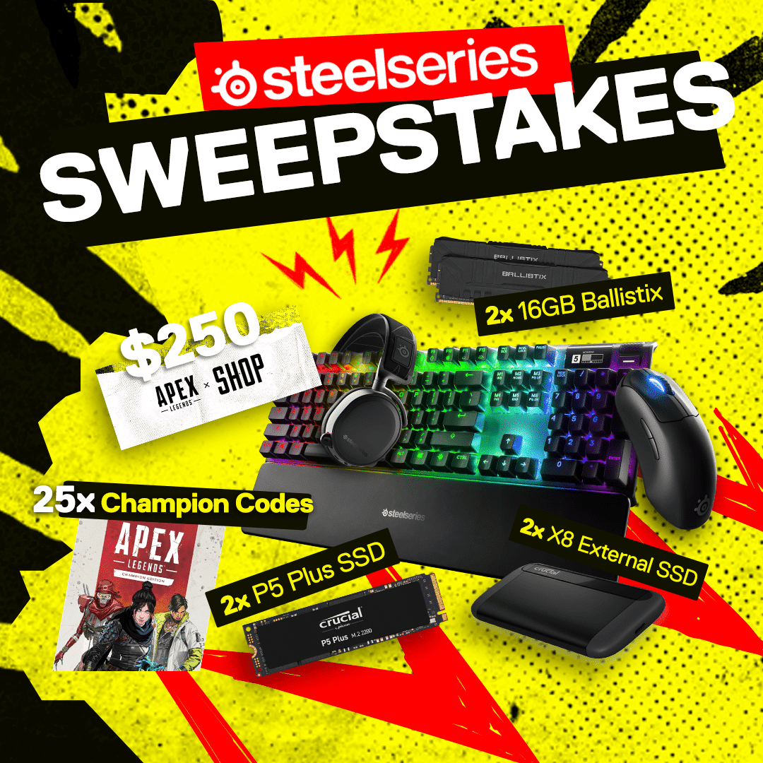 Win Apex Legends Defiance x SteelSeries Sweepstakes