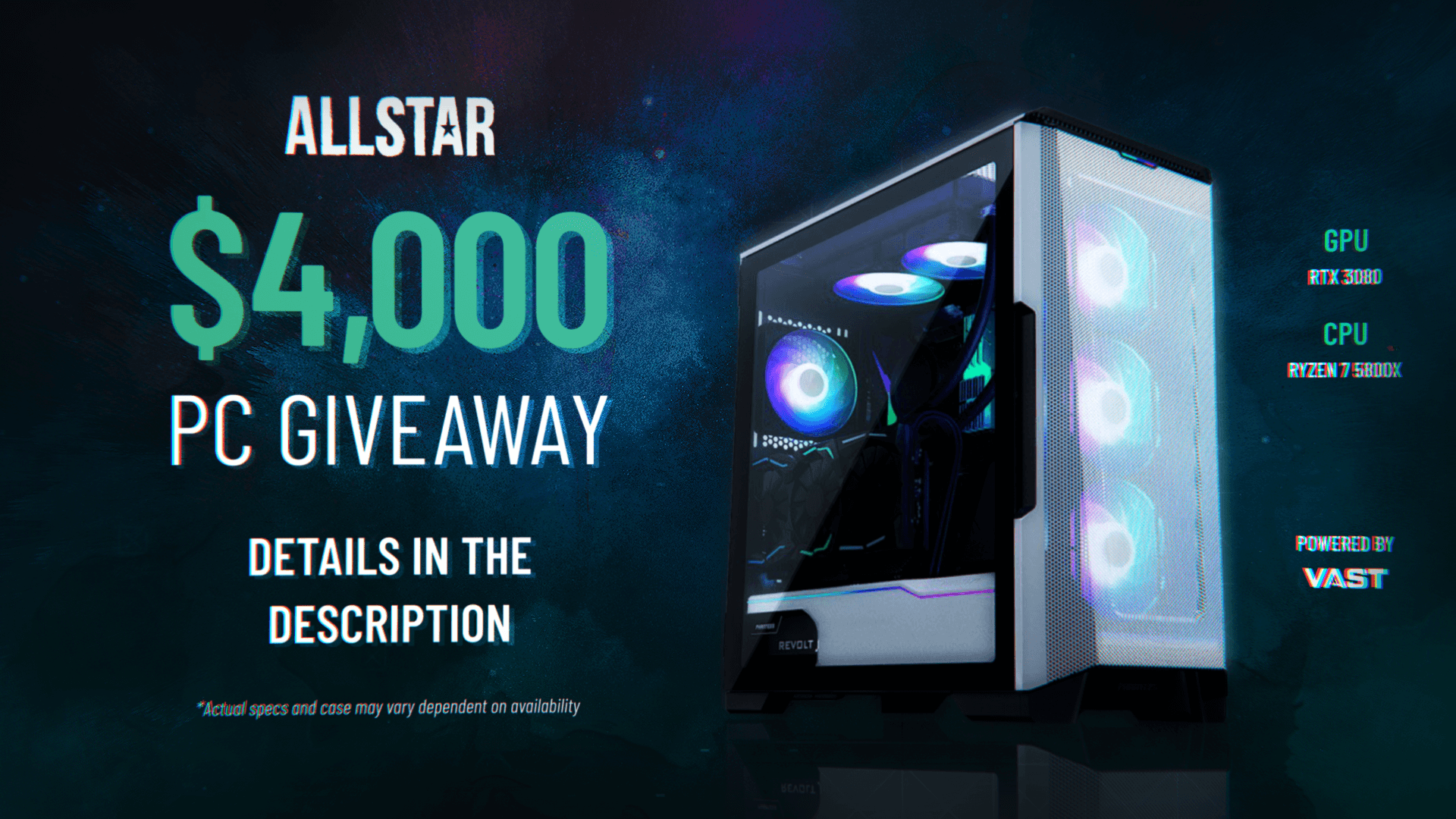 Win $4000 RTX 3080 Gaming PC Giveaway | Allstar