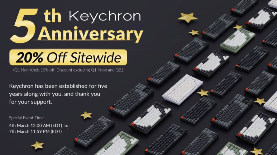 Win 4 Keychron K8 Pro Mechanical Keyboard Giveaway