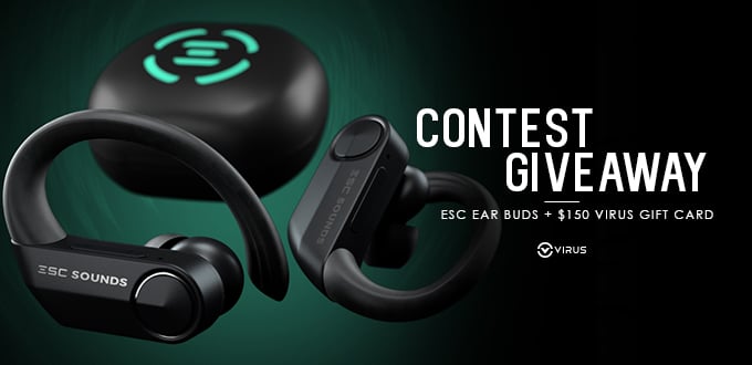 Win Pair of Esc Series 3 Buds + Virus Gift Card Giveaway