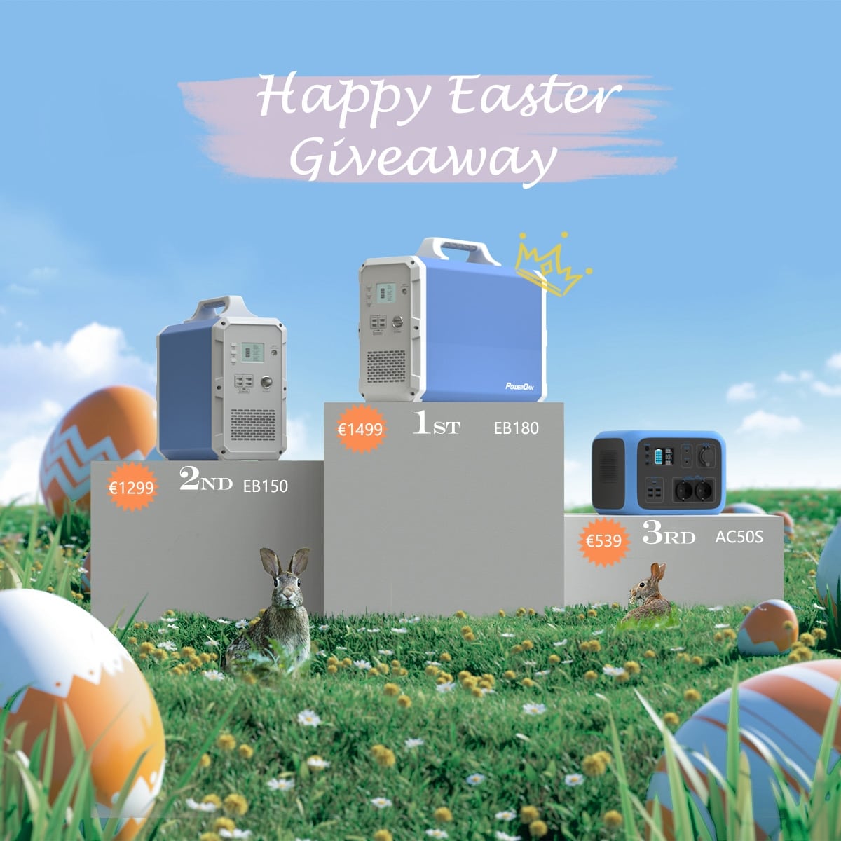 Win Bluetti EU Easter Giveaway Round 2