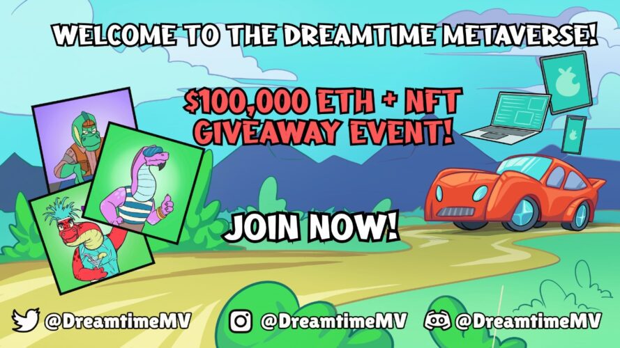 Win $100,000 ETH & NFT Giveaway | Dream Time