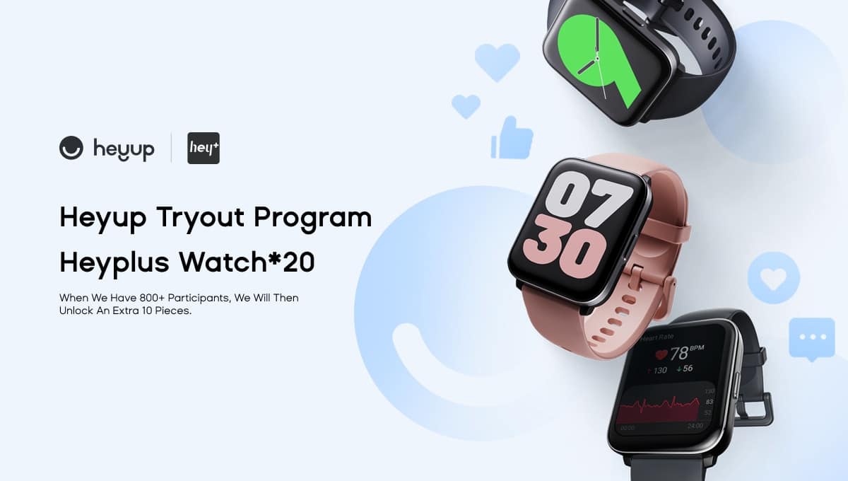 Win a Chance to Try Out Heyplus Watch