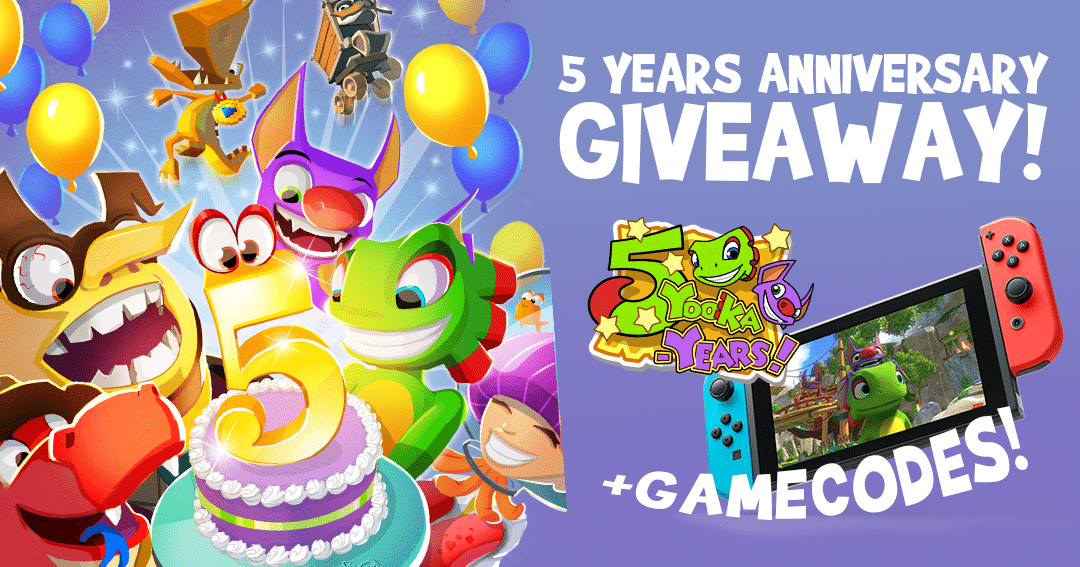 Win Nintendo Switch Bundle with Yooka-Laylee Giveaway