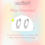 Win 18K White Gold Diamond Hoop Giveaway ($3,421 Value)