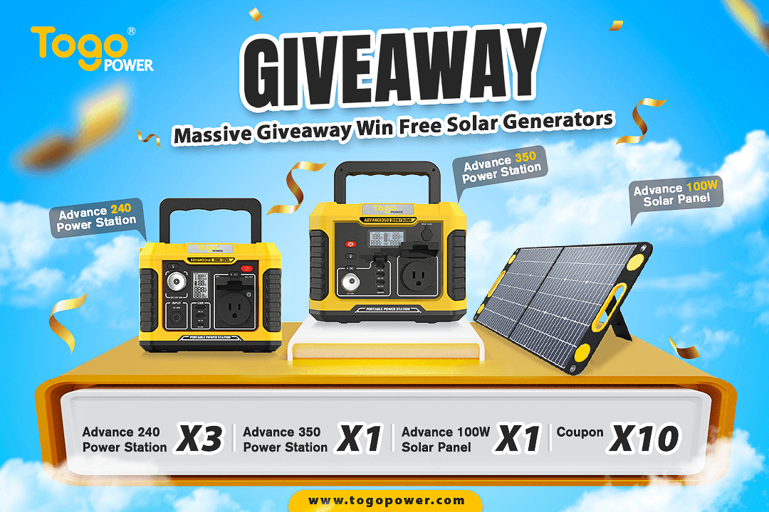 Win Free Togo Power Solar Generators Giveaway