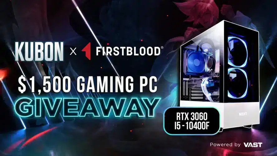 Win $1,500 RTX 3060 Gaming PC Giveaway | Kubon