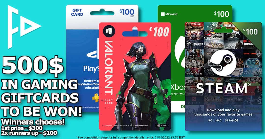 Win $500 Gaming Gift Card Giveaway