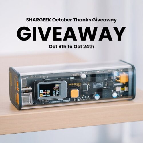 Shargeek October Thanks Giveaway Campaign