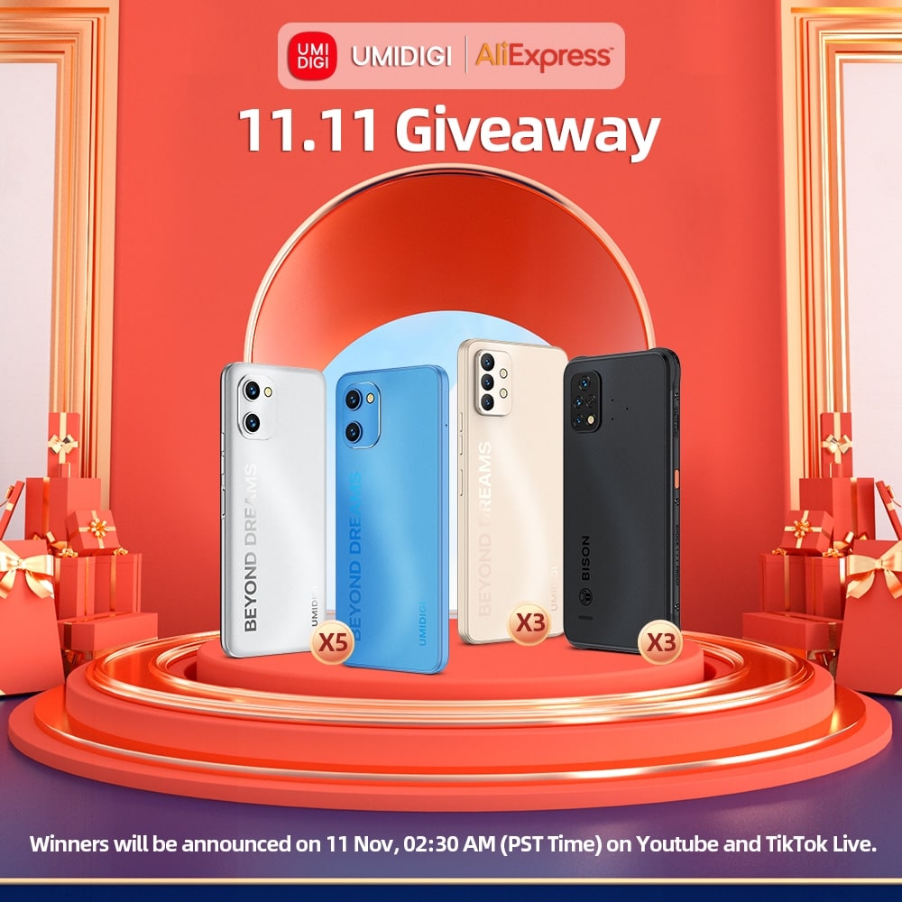 Win Giveaway Umidigi 11.11 Global Shopping Festival