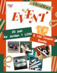 Win 20 Nike Air Jordan 1 Low Giveaway by AbcdBuy