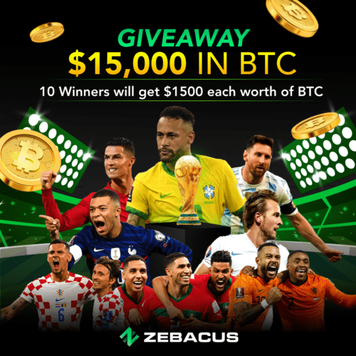 Win $15,000 Bitcoin Giveaway for 10 Winners
