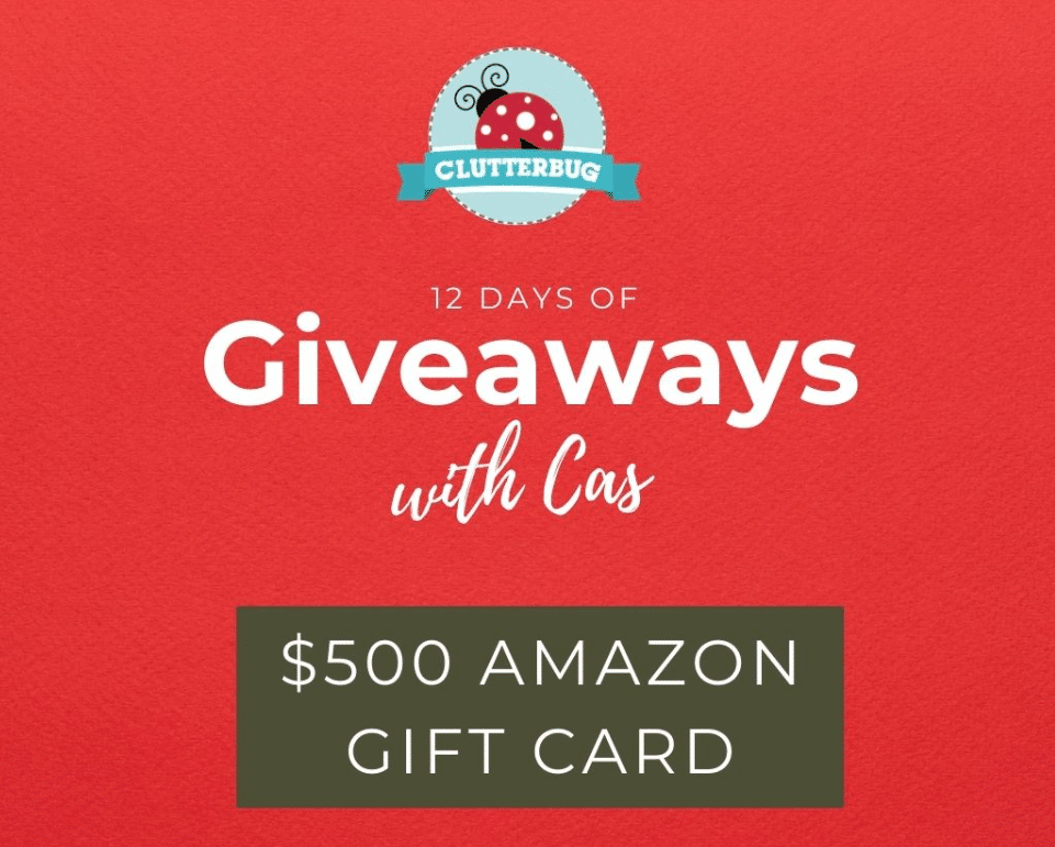 Win $500 Amazon Gift Card Giveaway | Clutterbug