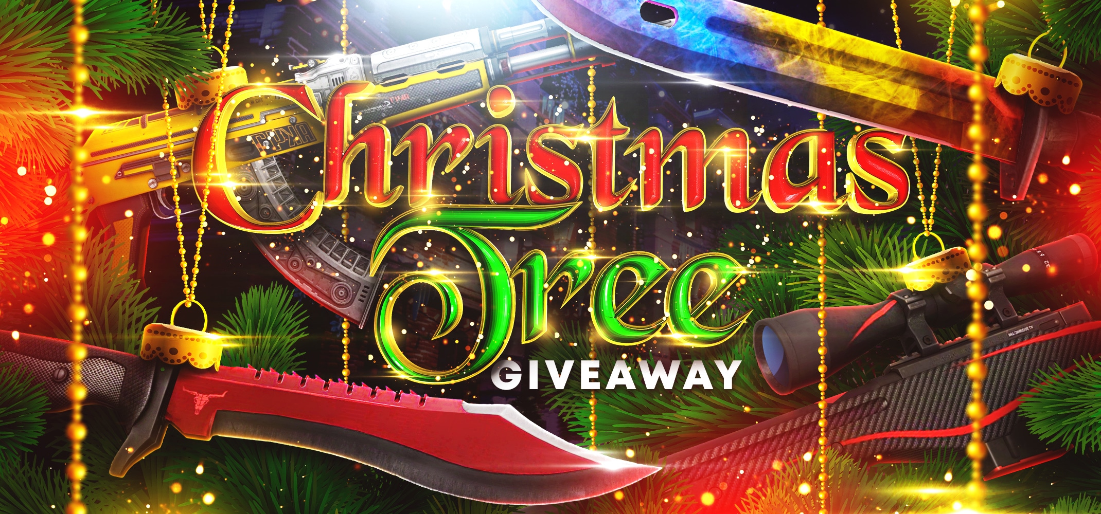 Win Christmas Tre CS:GO Skins Giveaway