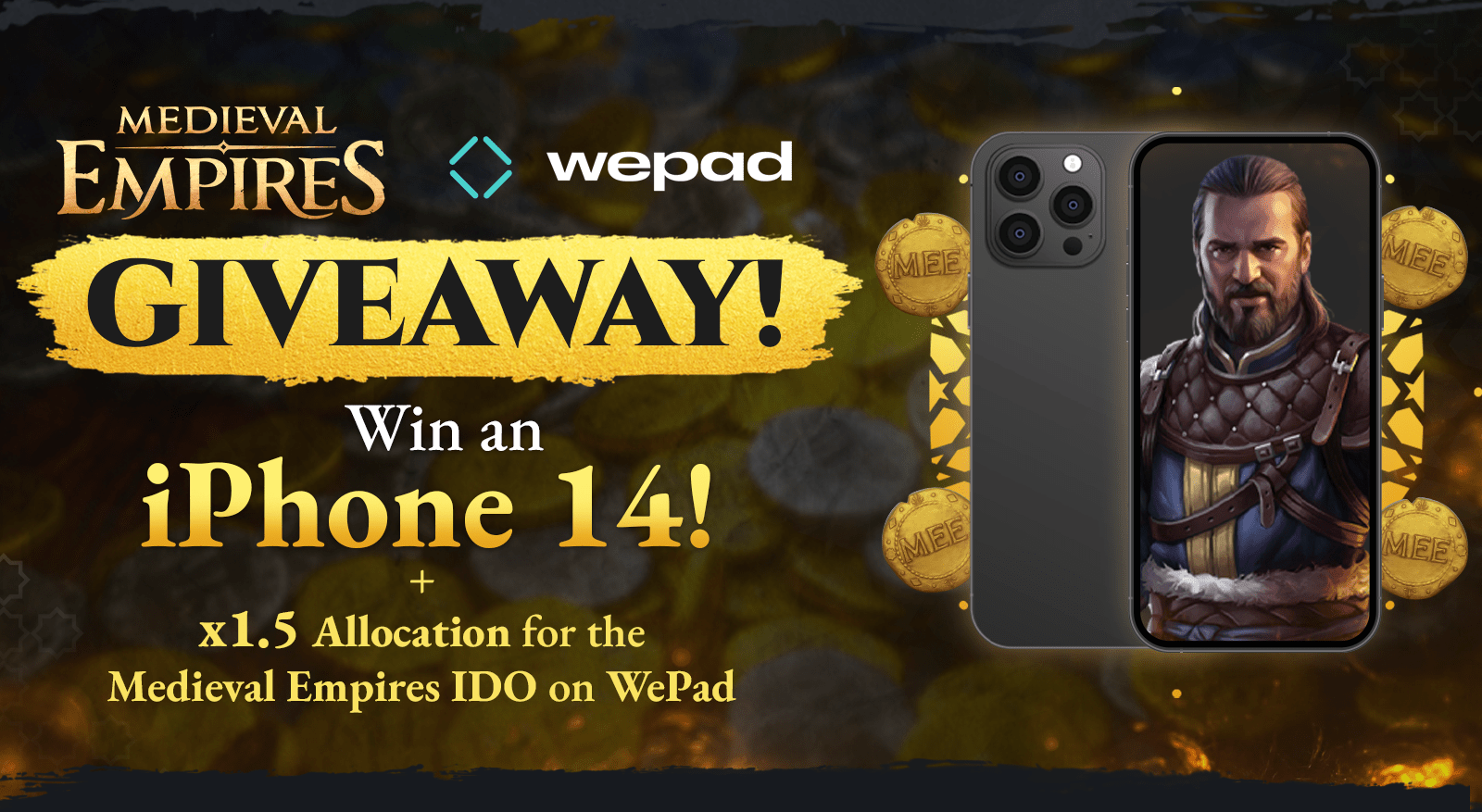 Medieval Empires x WePad - iPhone 14 Giveaway