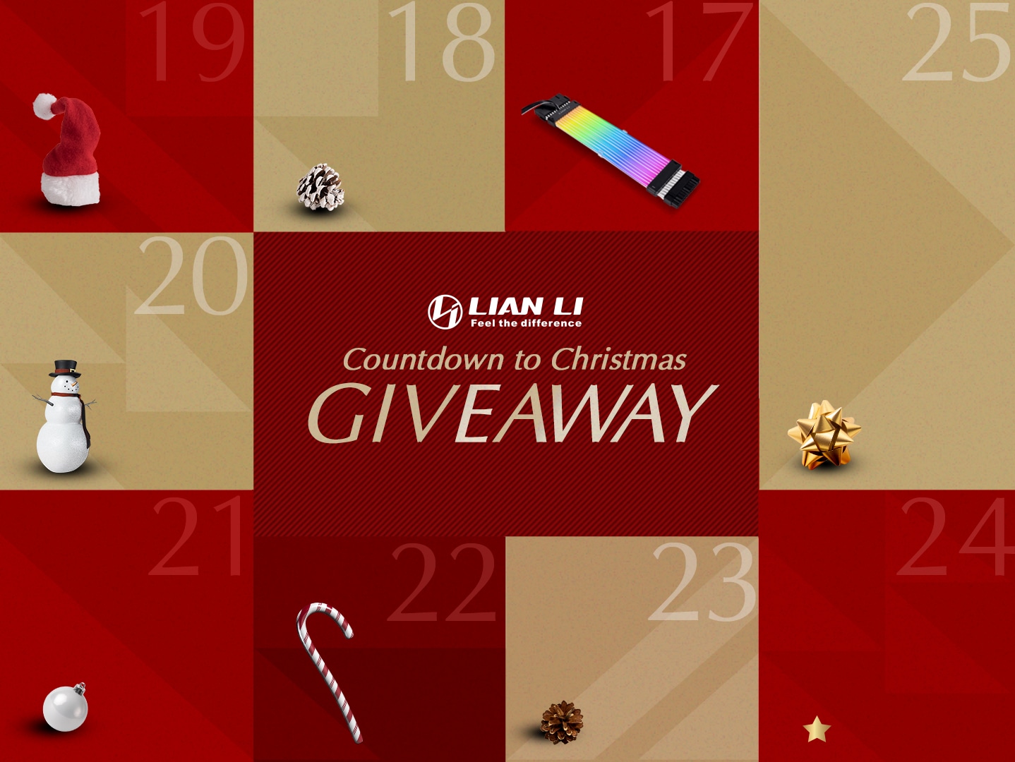 Win Lian Li Countdown to Christmas Giveaway
