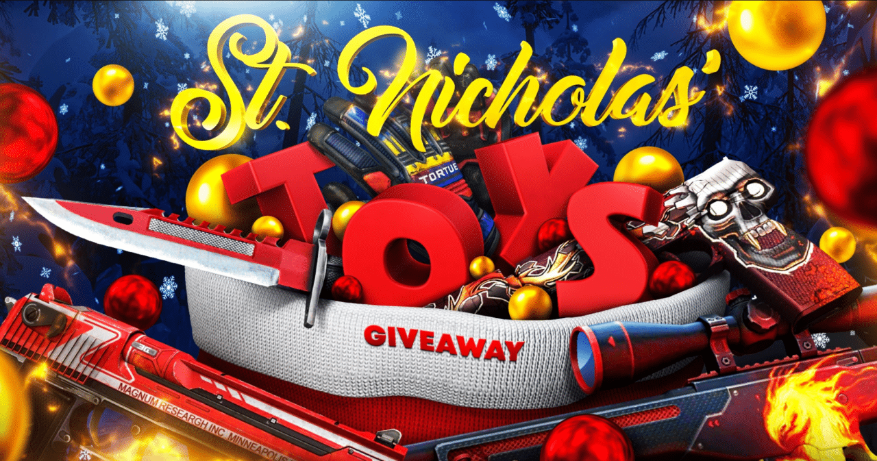 Win St. Nicholas’ Toys CS:GO Skins Giveaway