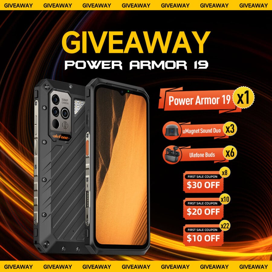 Win Ulefone Power Armor 19 Giveaway