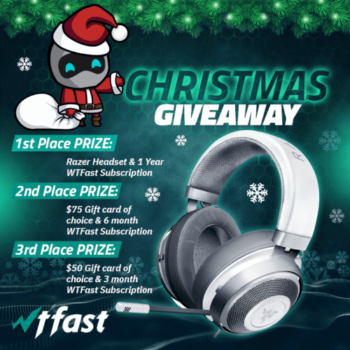 WTFast Christmas Gaming Giveaway