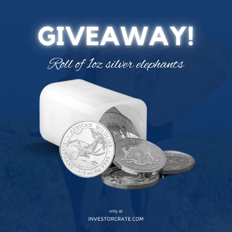 Win Roll of Silver Bullion Coins Giveaway | Investor Crate