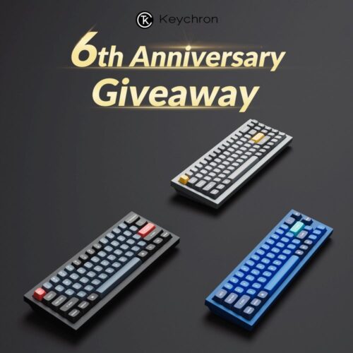 6th Keychron Mechanical Keyboard Anniversary Giveaway