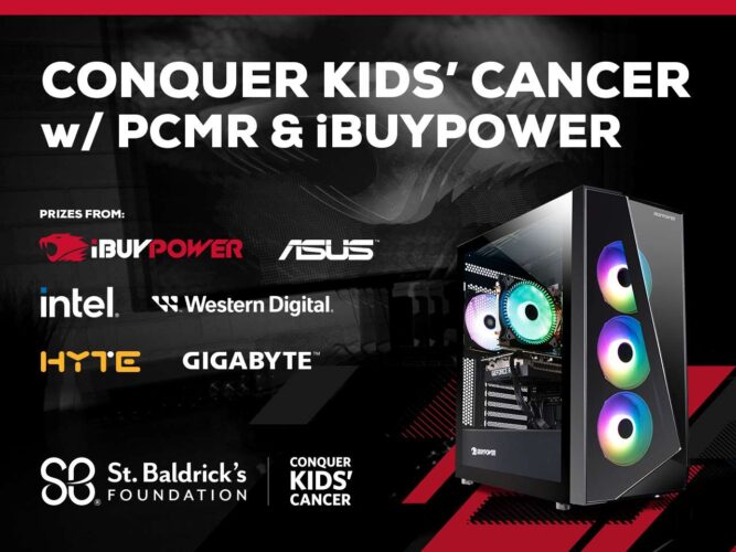 Conquer Kids Cancer with PCMR and IBuyPower Giveaway