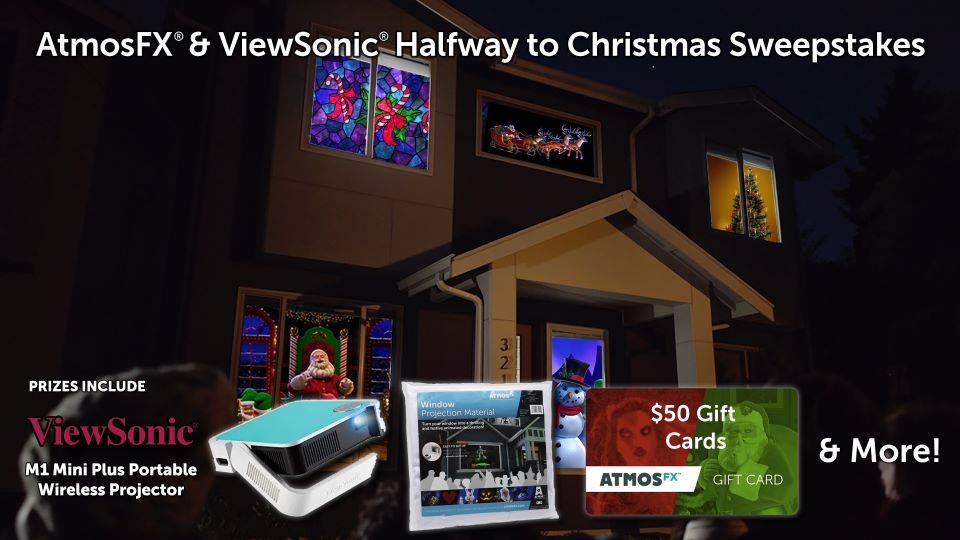 ViewSonic & AtmosFX Halfway to Christmas Sweepstakes