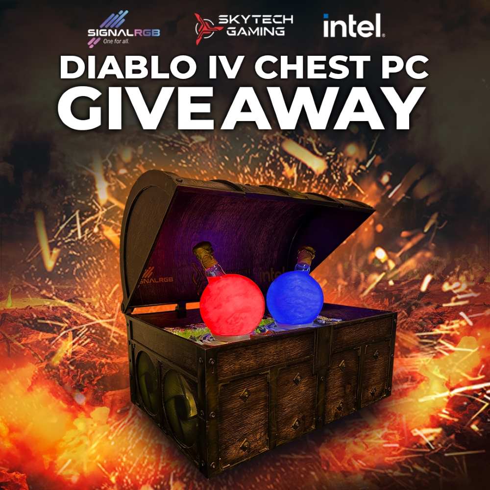 Skytech Gaming x Intel x SignalRGB Diablo 4 Chest PC Giveaway