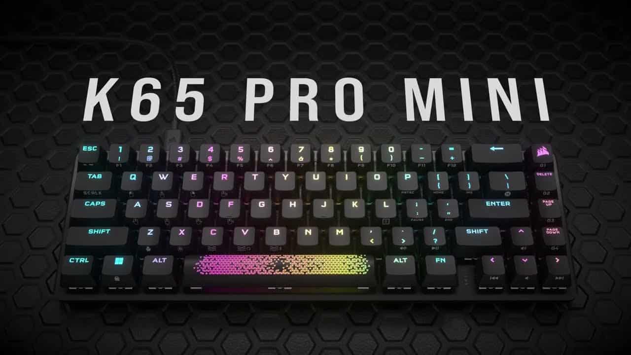 Corsair K65 Pro Mini RGB Keyboard Giveaway