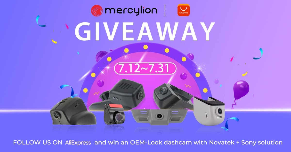 Mercylion Dashcam Summer Giveaway