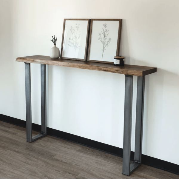 Black Walnut Live Edge Console Table Giveaway