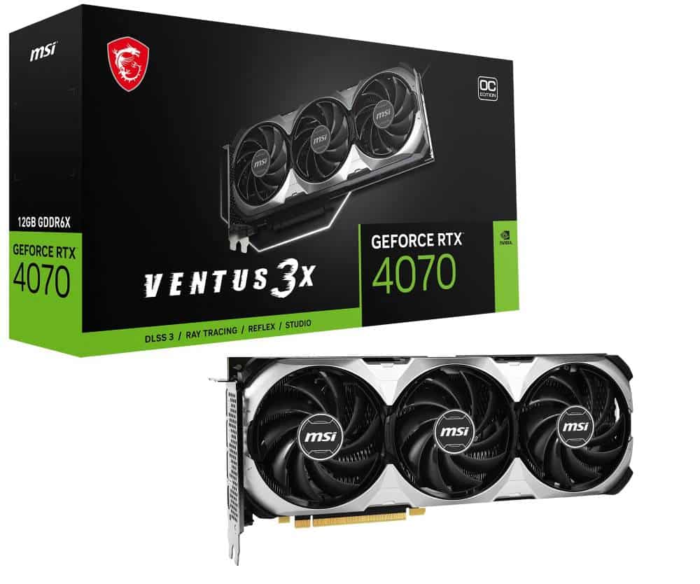 MSI GeForce RTX 4070 Ventus 3X Giveaway