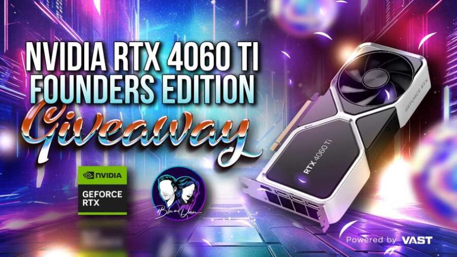 BlueandQueenie | RTX 4060 TI Founders Edition Giveaway