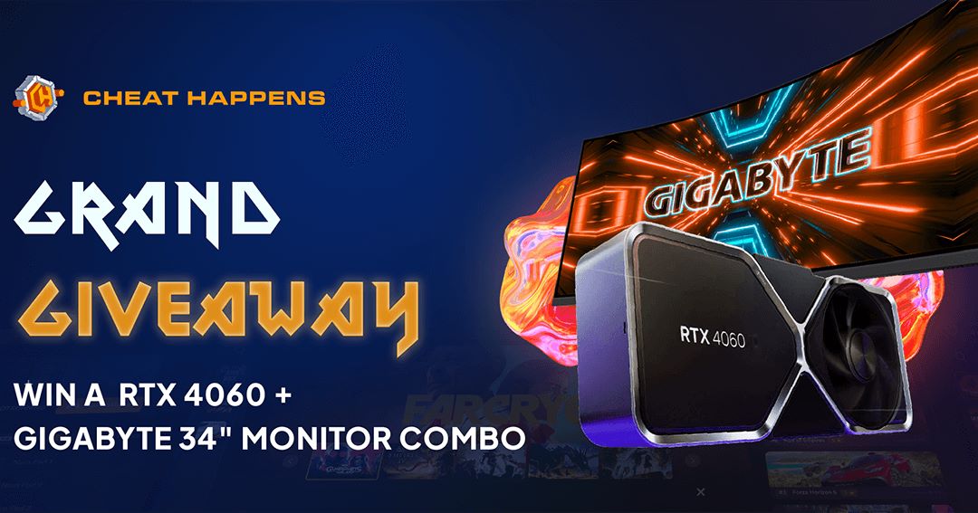 RTX 4060 + Gigabyte 34" Gaming Monitor Giveaway