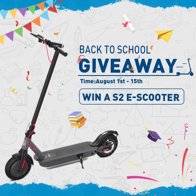 Hiboy S2 Electric Scooter Giveaway 2024