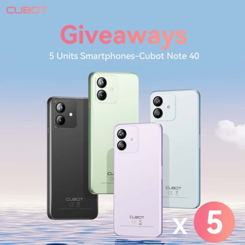 Cubot Note 40 Mobile Phone Global Launch Giveaway