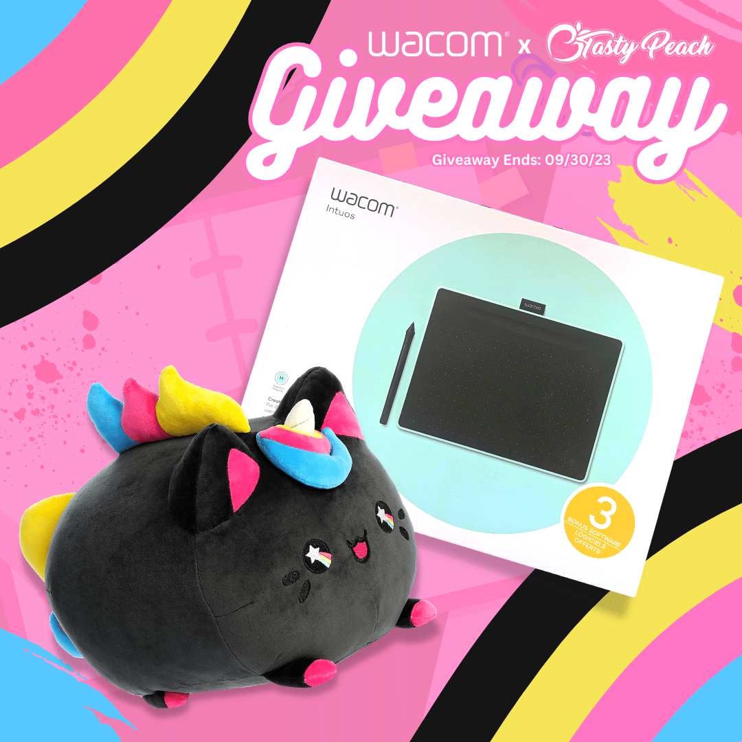 Ink Drop Meowchi & Wacom Intuos Tablet Giveaway Set