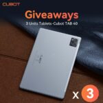 Cubot TAB 40 Global Sale Giveaway