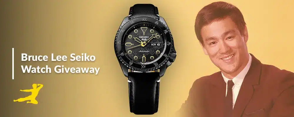 Bruce Lee Seiko Watch Giveaway