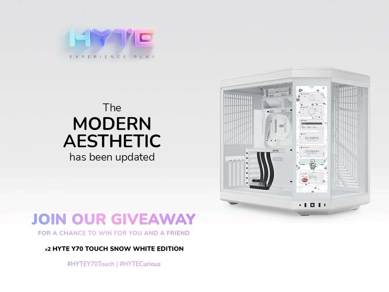 Hyte Y70 Touch Launch Celebration Giveaway