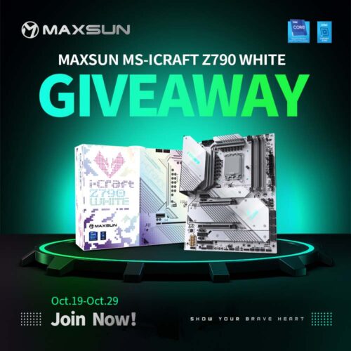 Maxsun iCraft Z790 White Fan Appreciation Giveaway