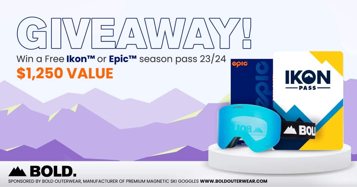 Win Free Ikon or Epic Ski Pass Giveaway