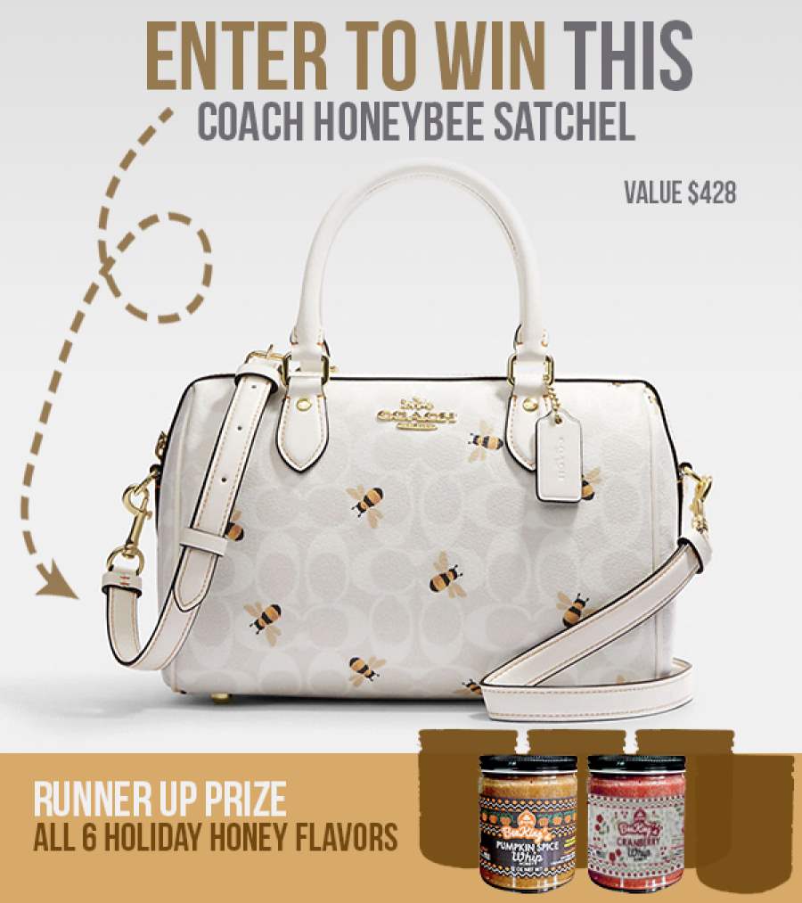 Coach Honeybee Satchel Handbag Giveaway